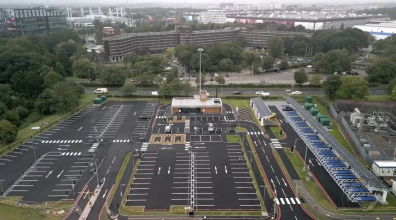 BP Opens Massive 180 Stall EV Charging Station In The UK
